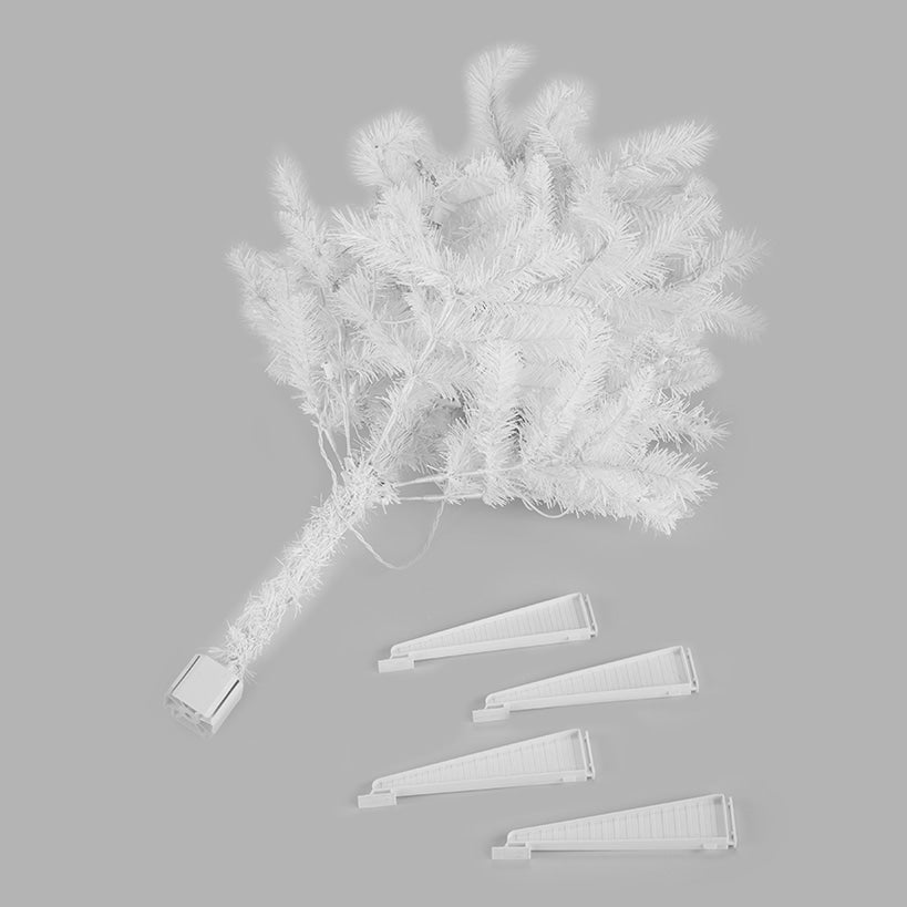 Prelit Slim Christmas Tree - 7 Ft