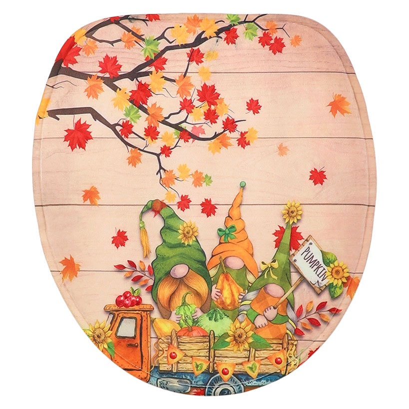 Gnome Autumn Truck Bathroom Set 16-Pc.