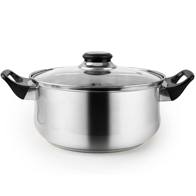 Stainless Steel Cookware Set with Utensils - 17-Pc.
