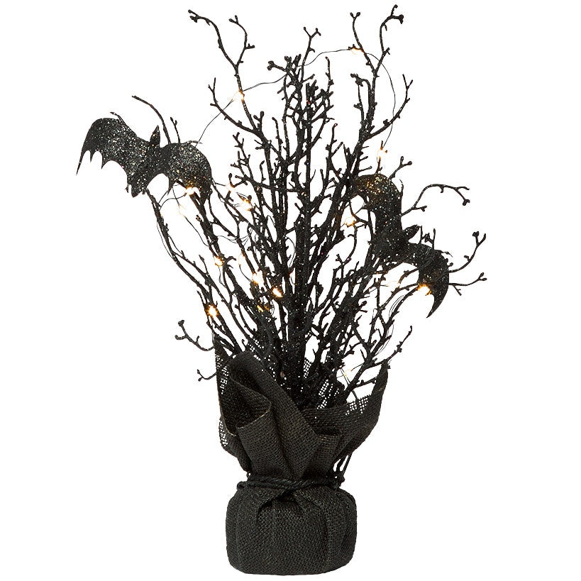 Spooky Lighted Halloween Tree