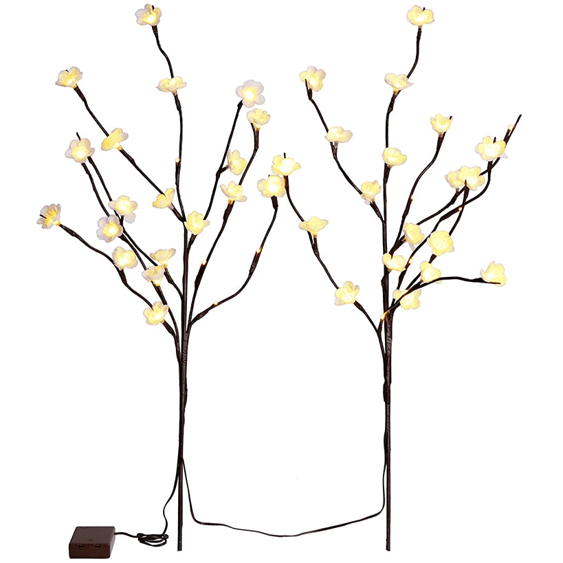 LED Lighted Poseable Branch Decor