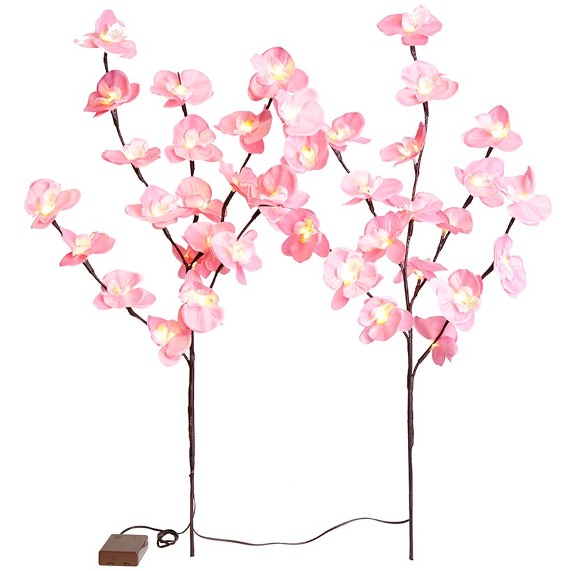 LED Lighted Poseable Branch Decor