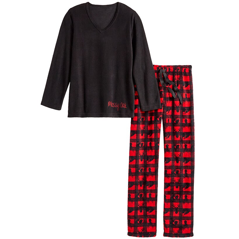 Mossy Oak Fleece Women's Pajama Set 2 Piece