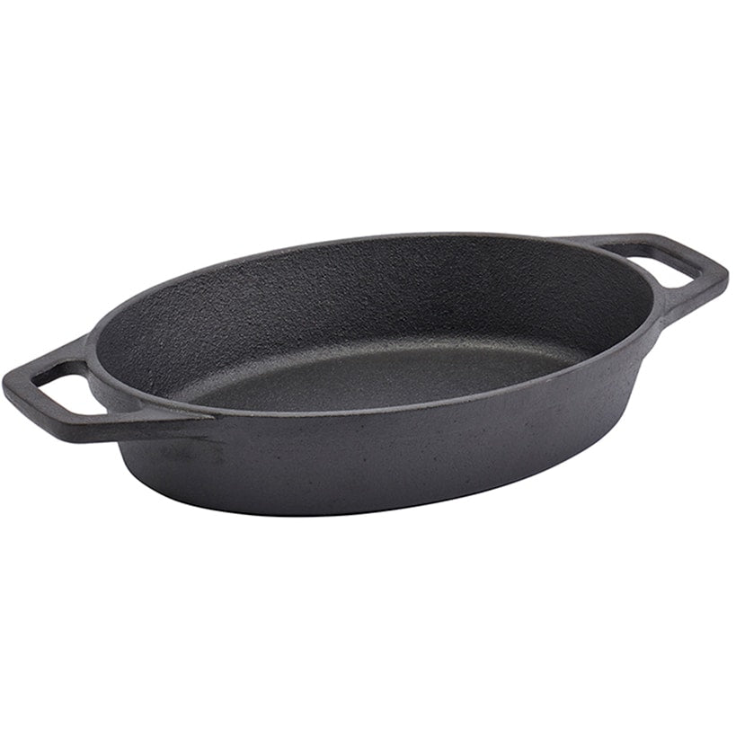 2-Pc. Oval Sizzle Plate