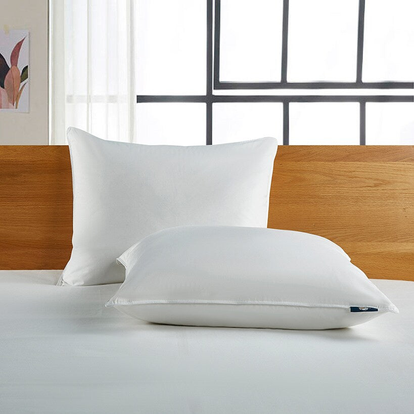 Serta White Goose Feather and Down Fiber Pillows 2-Pk.