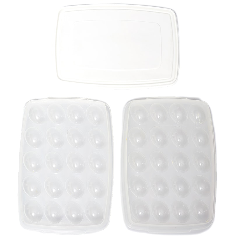 Food Storage Container for Deviled Eggs - 2-Tiers