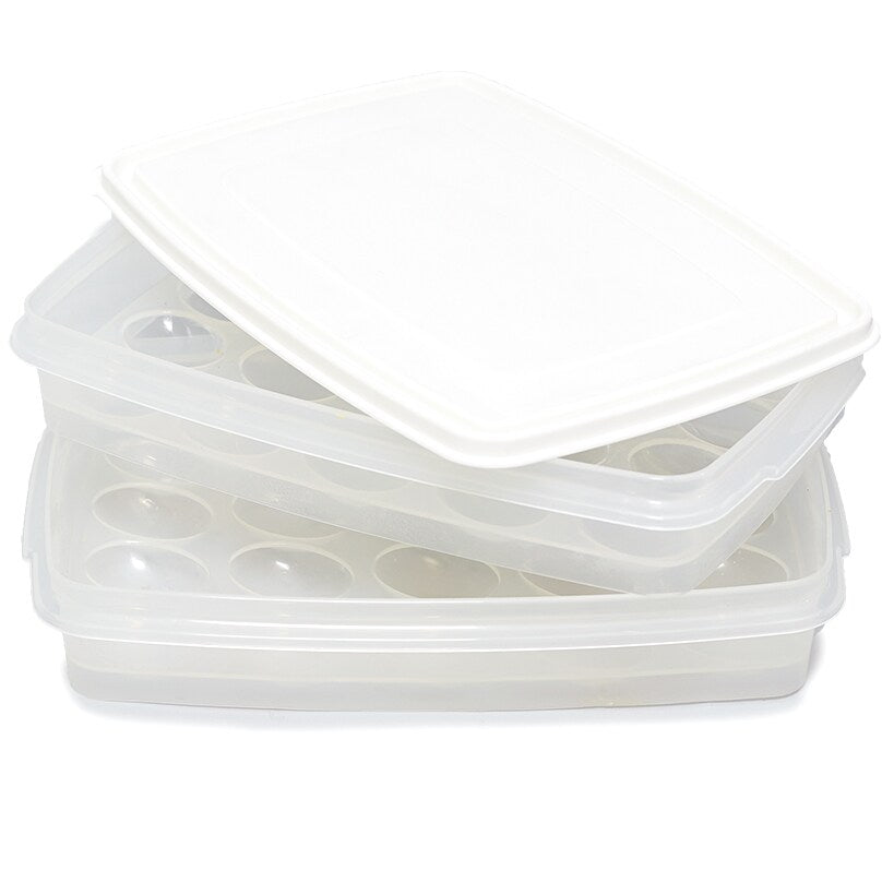 Food Storage Container for Deviled Eggs - 2-Tiers