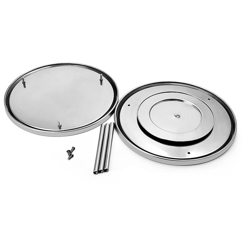 Lazy Susan Turntable Organizer 2-Tier Rotating Rack