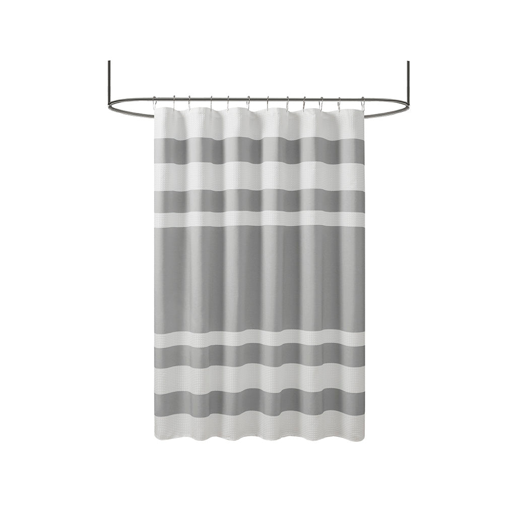 Shower Curtain with 3M Treatment Grey 72x72" - image 7