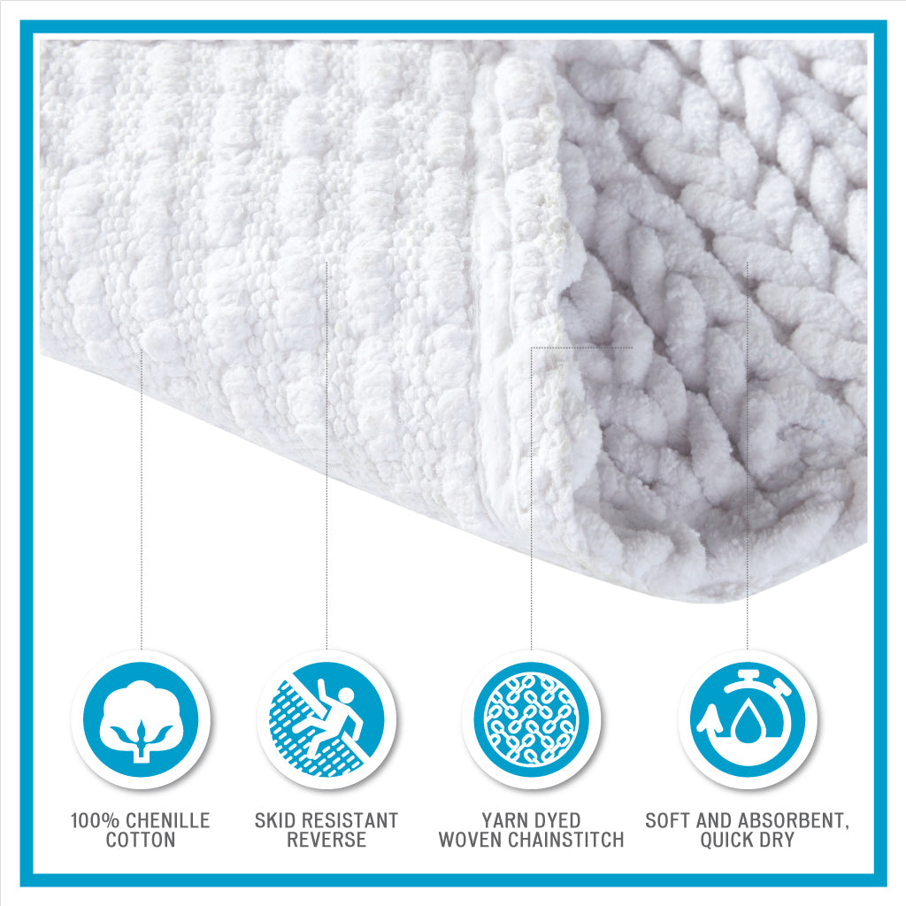 100% Cotton Chenille Chain Stitch Rug - image 7