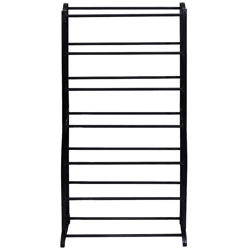 Metal Shoe Rack Organizer - Holds 21 Pairs