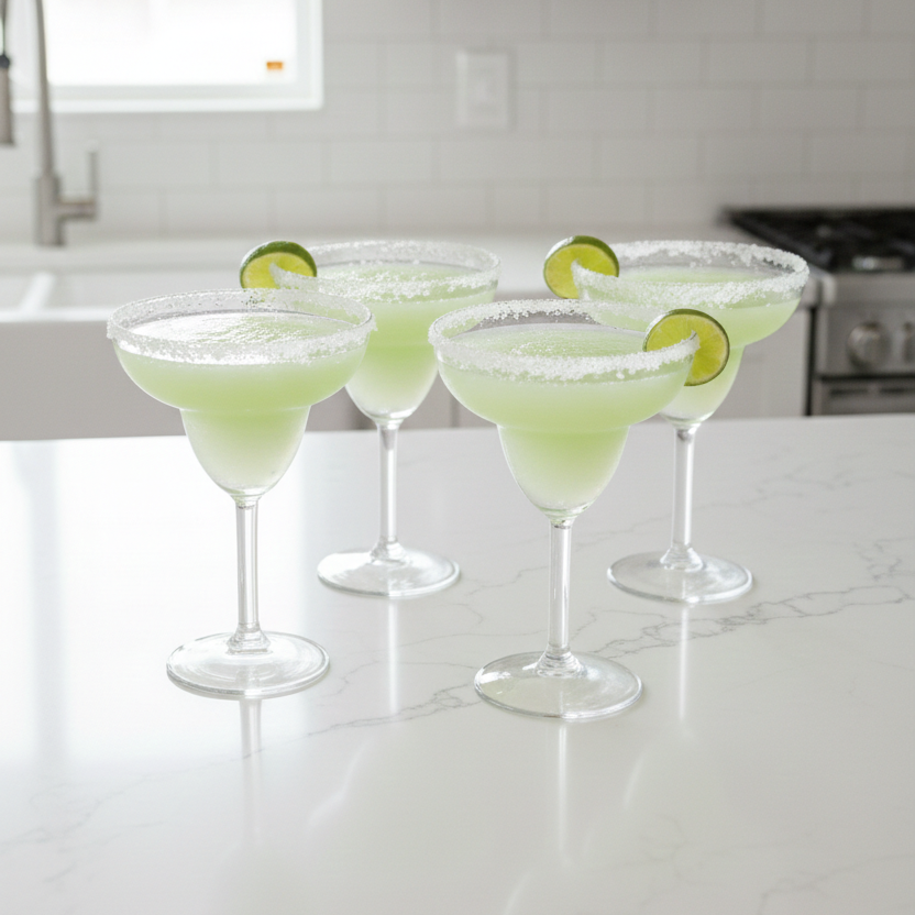 Acrylic Margarita Glasses or Umbrella Drink Markers