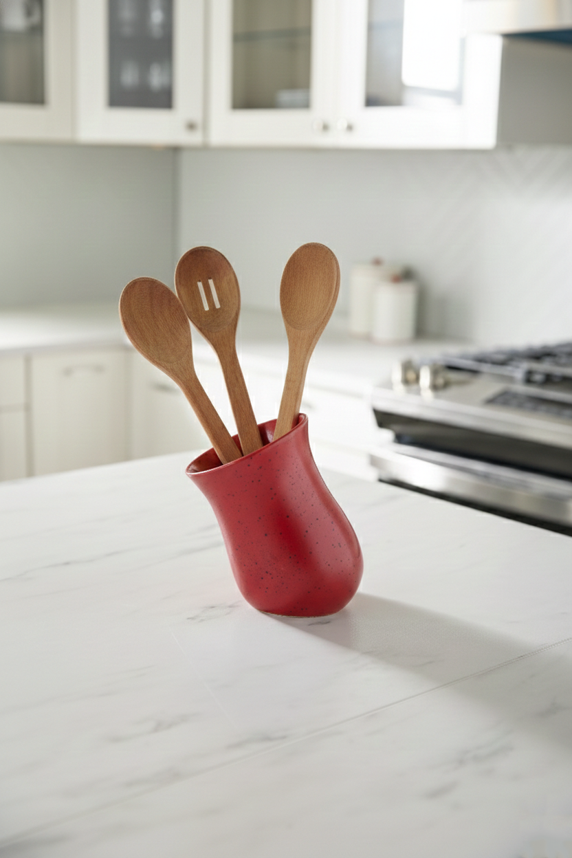 Tilted Utensil Crock