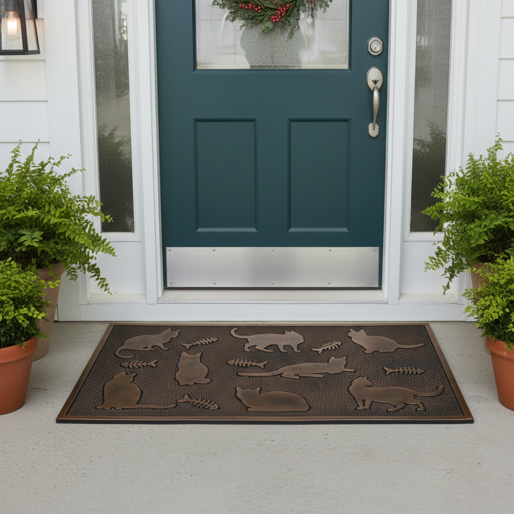 Cats Rubber Doormat