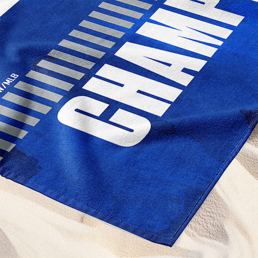 2025 MLB World Series LA Dodgers Beach Towel