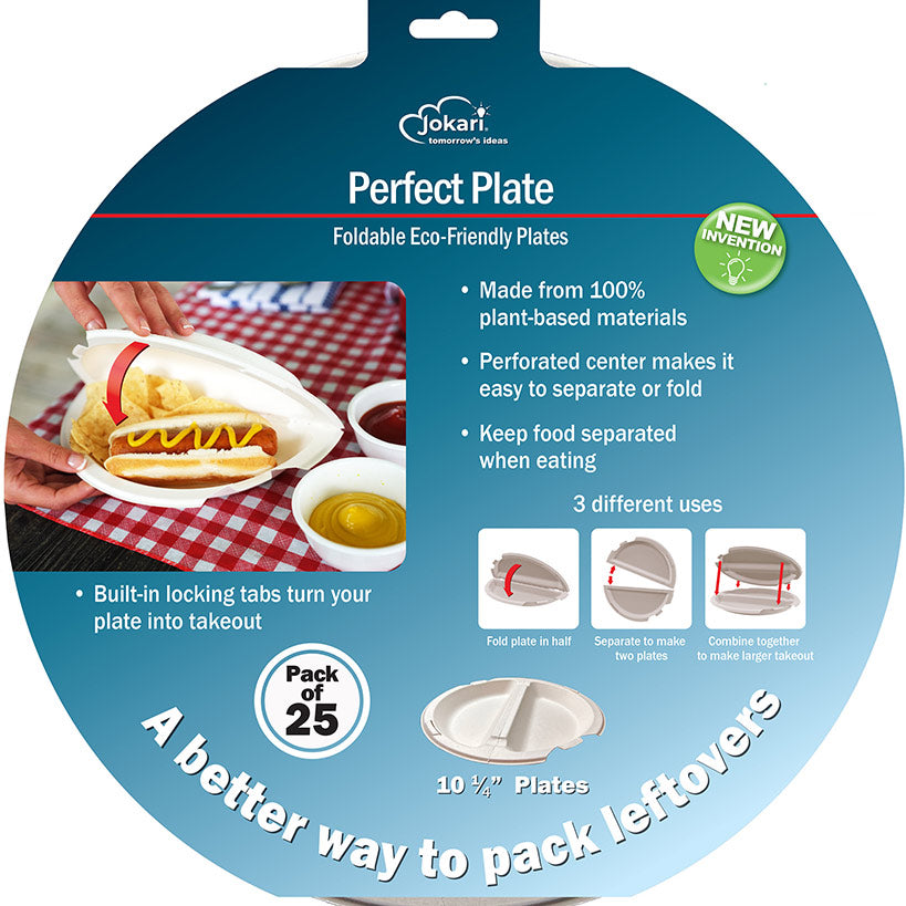 25-Pk. Foldable Perfect Plate