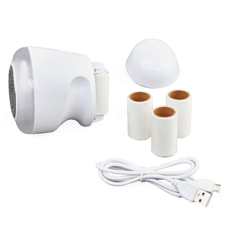 2-in-1 Rechargeable Fabric Shaver or Set of 3 Refills
