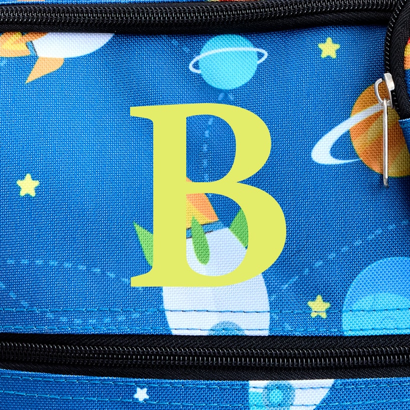 Kids' Monogrammed Space-Themed Luggage 3 Pc. Set