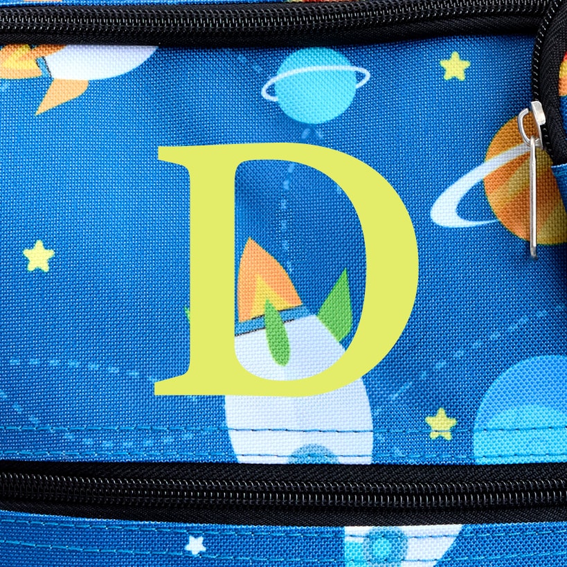 Kids' Monogrammed Space-Themed Luggage 3 Pc. Set