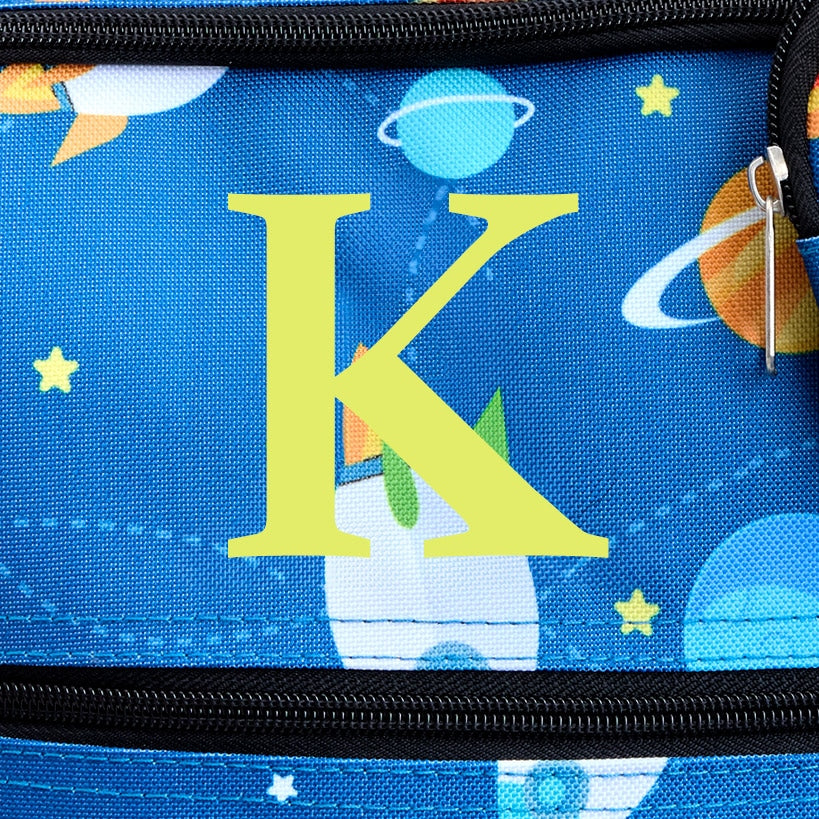 Kids' Monogrammed Space-Themed Luggage 3 Pc. Set