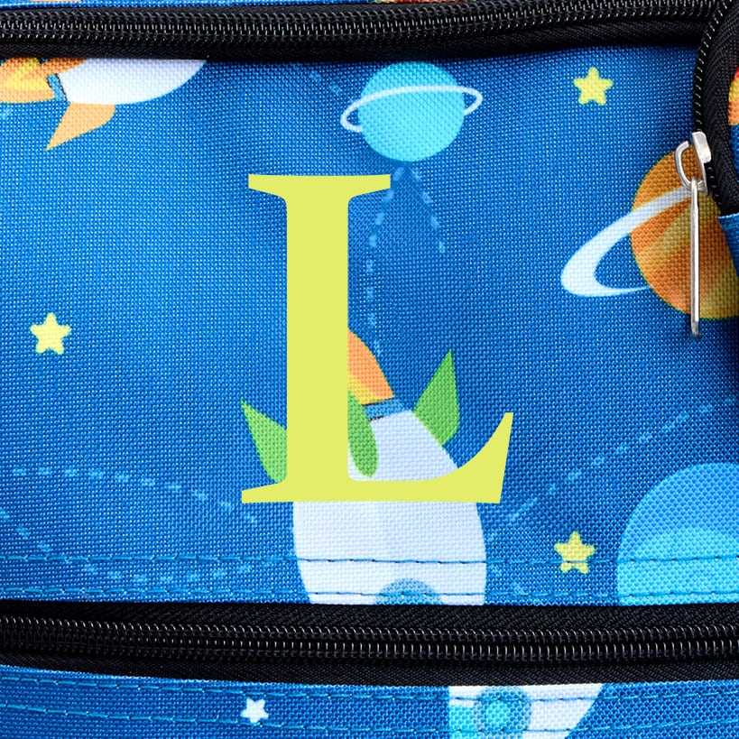 Kids' Monogrammed Space-Themed Luggage 3 Pc. Set