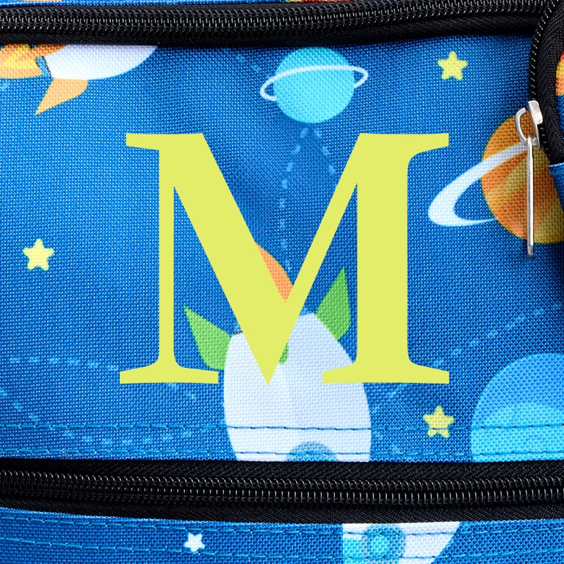 Kids' Monogrammed Space-Themed Luggage 3 Pc. Set