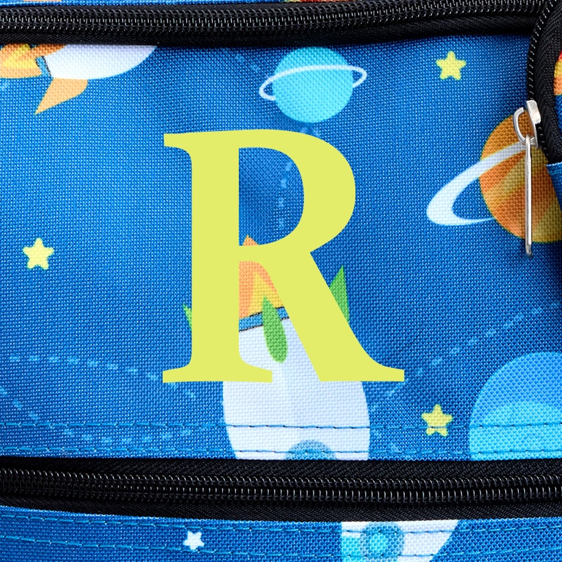 Kids' Monogrammed Space-Themed Luggage 3 Pc. Set