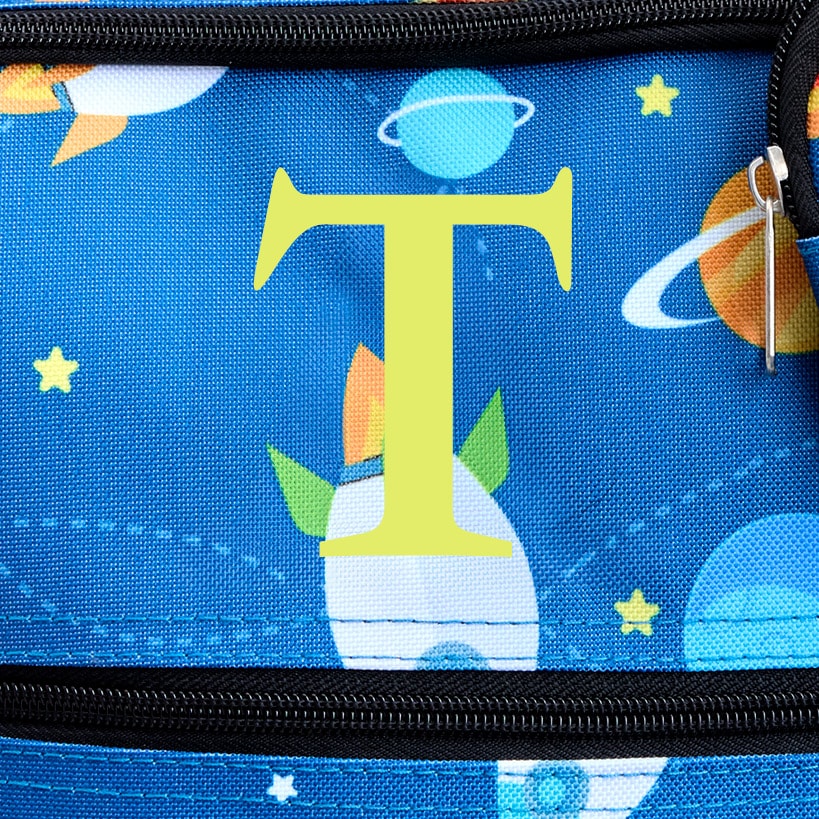 Kids' Monogrammed Space-Themed Luggage 3 Pc. Set