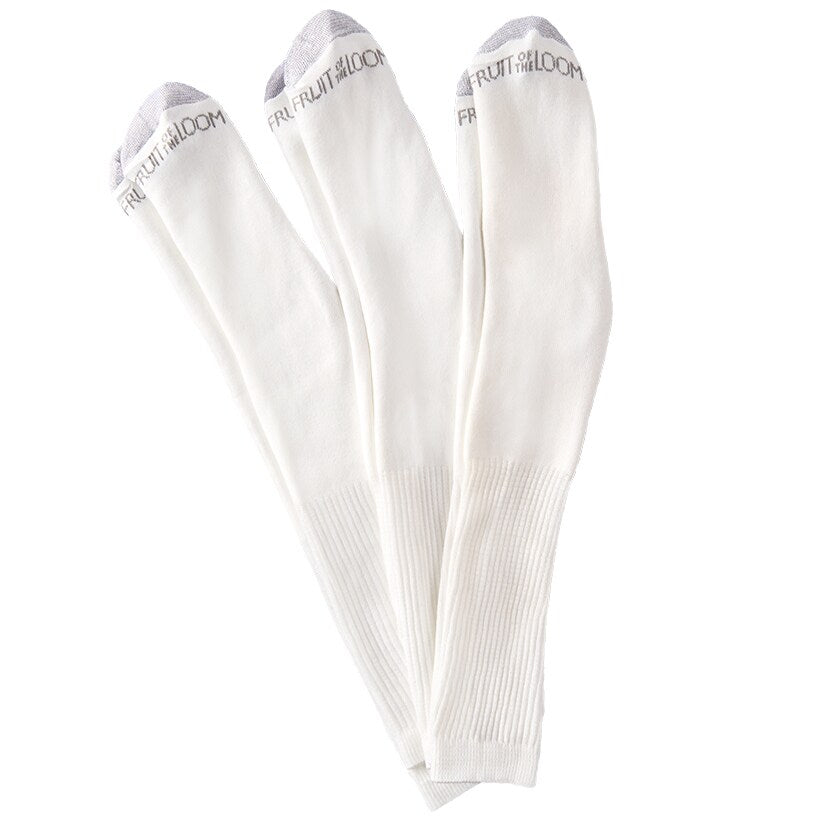 Fruit of the Loom Men's Crew Socks 3 Pack