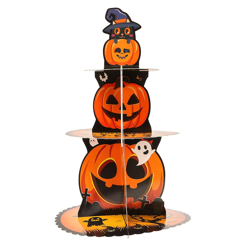 Halloween Spooktacular Dessert or Cupcake Display Stand 3-Tier