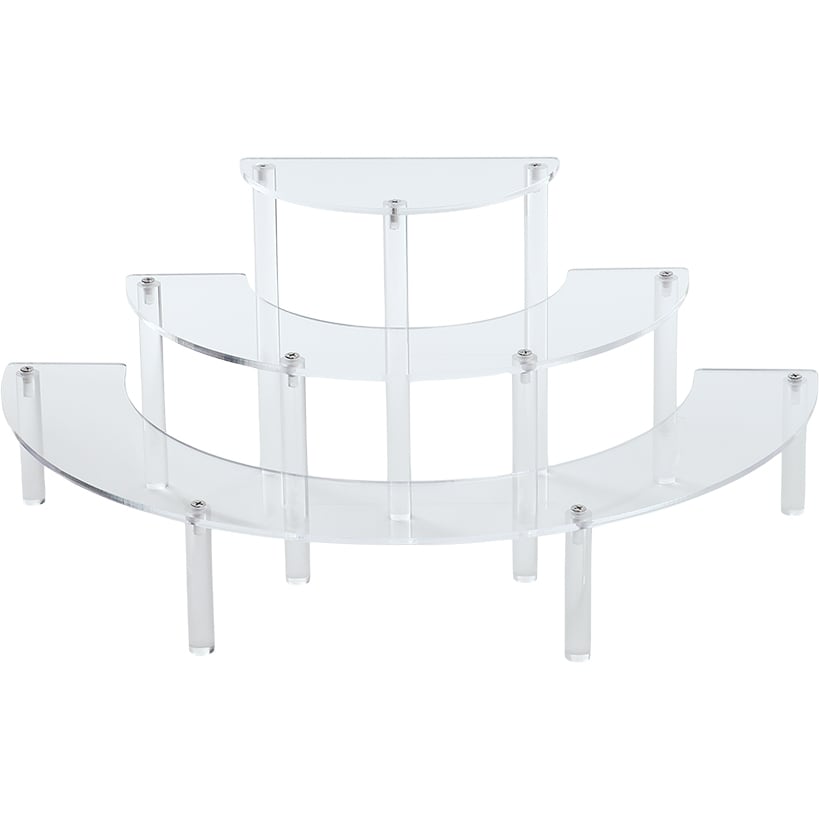 3-Tier Clear Cupcake Stand