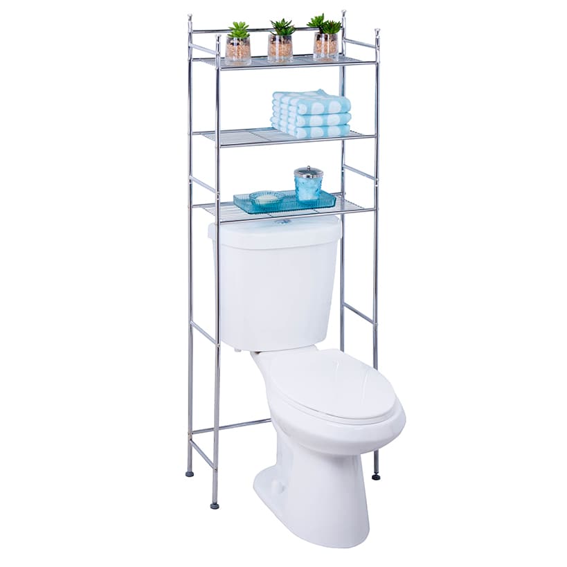 Over-The-Toilet Storage Shelf 3-Tier