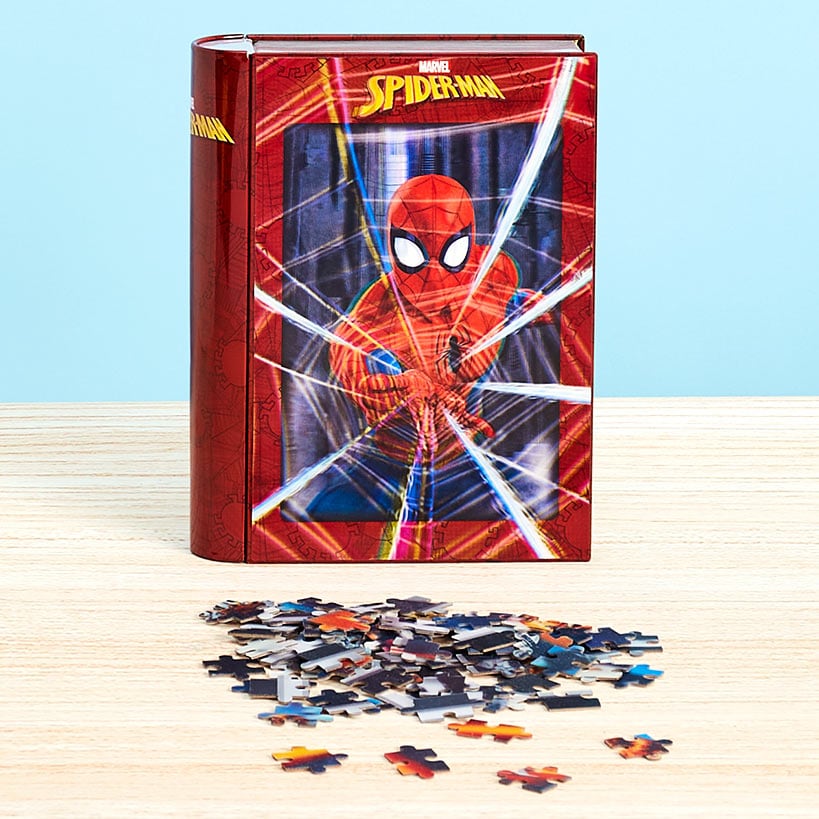 Spider-Man or Mandalorian Licensed 300-Pc. Puzzle in Book Tin