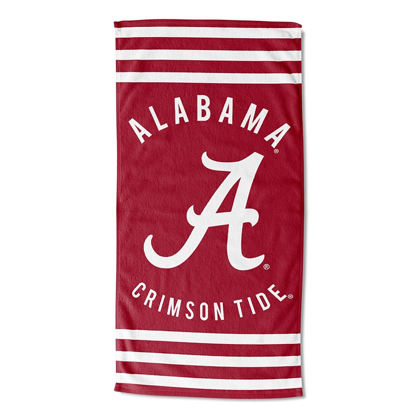 NCAA Striped Beach Towel 30"x60"