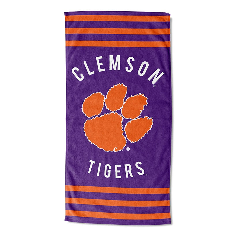 NCAA Striped Beach Towel 30"x60"