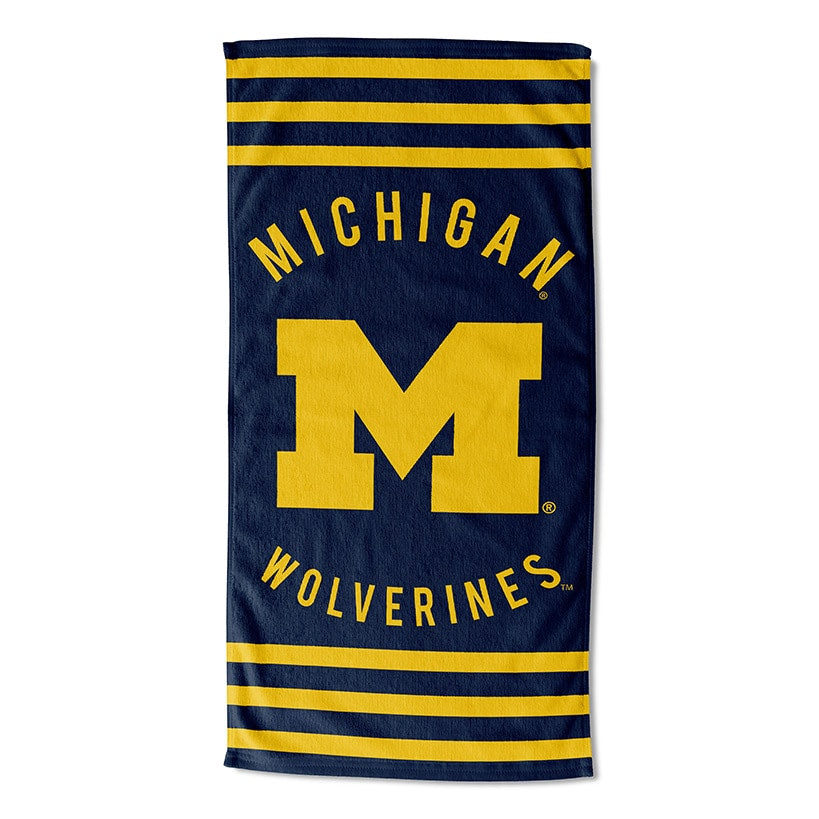 NCAA Striped Beach Towel 30"x60"