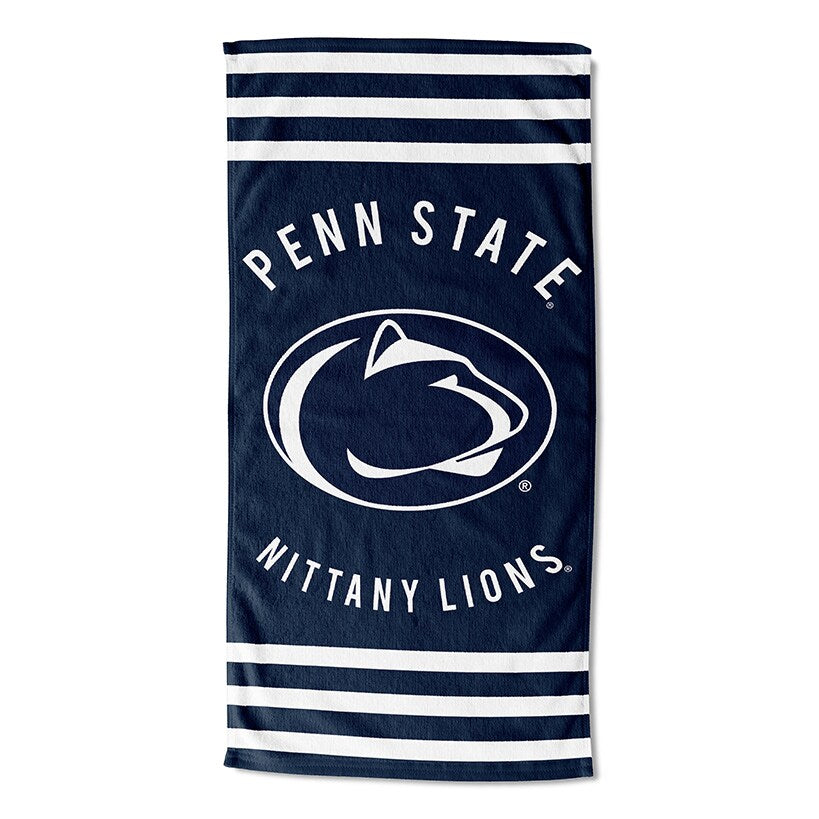 NCAA Striped Beach Towel 30"x60"