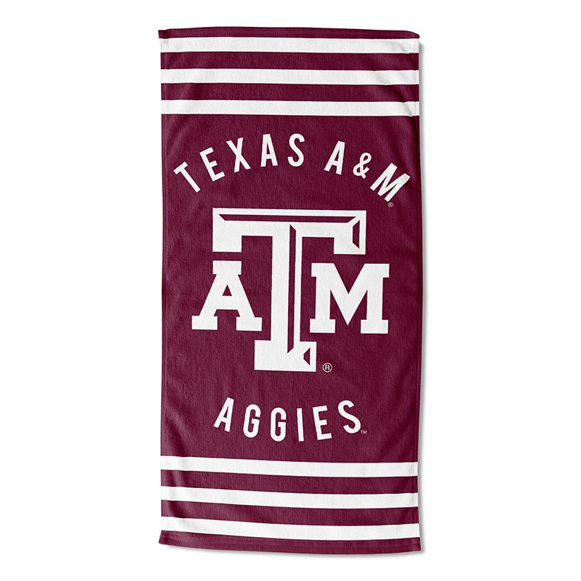 NCAA Striped Beach Towel 30"x60"