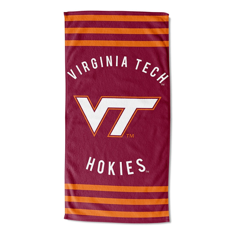 NCAA Striped Beach Towel 30"x60"