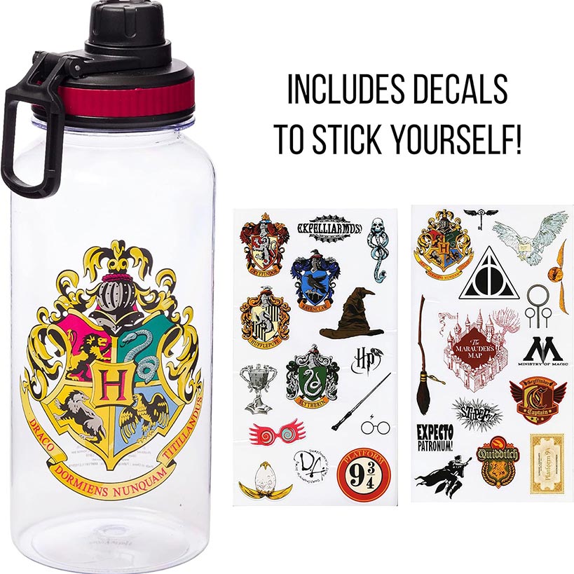 32-Oz. Twist Spout Water Bottle with Sticker Set