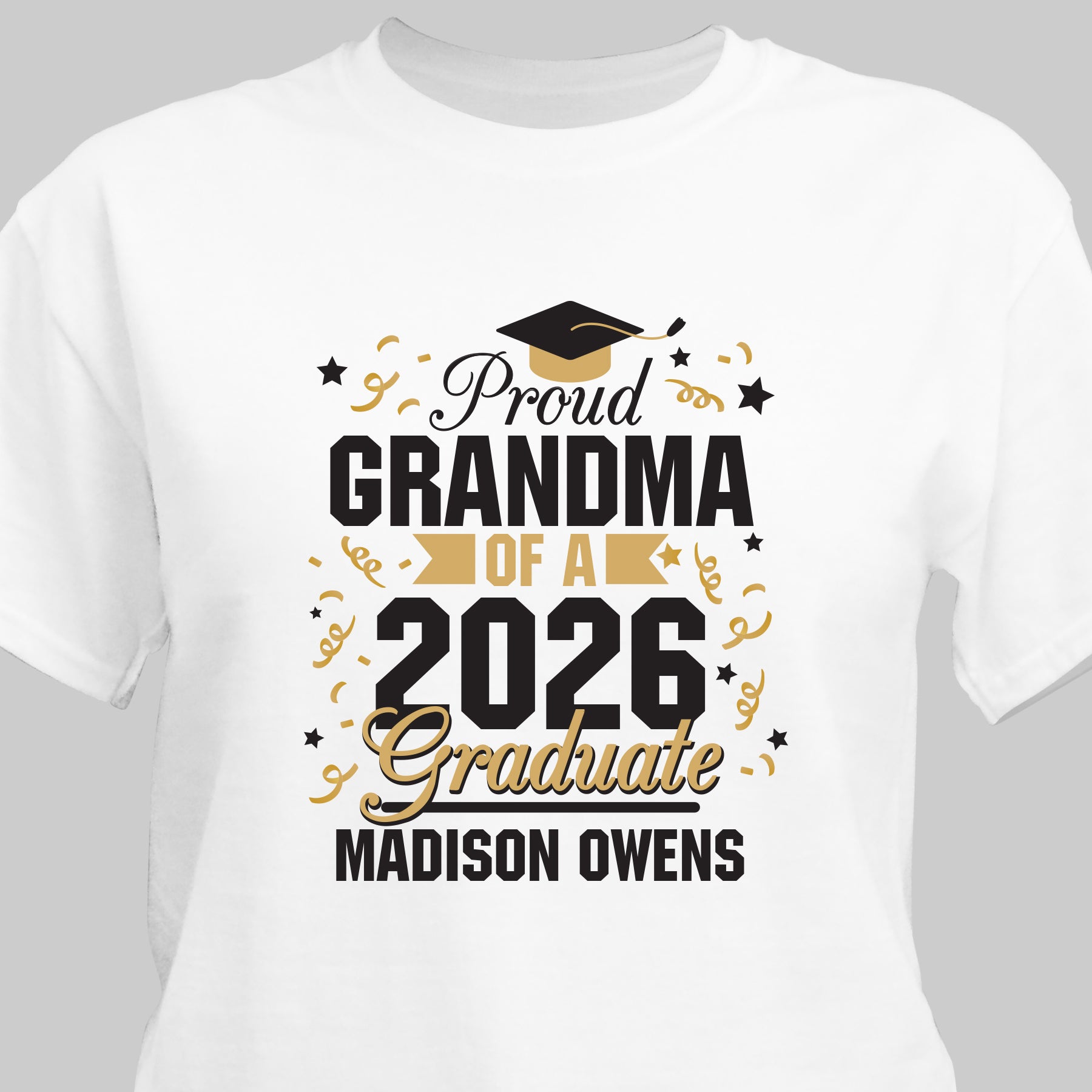 Personalized Proud of Our Graduate T-Shirt