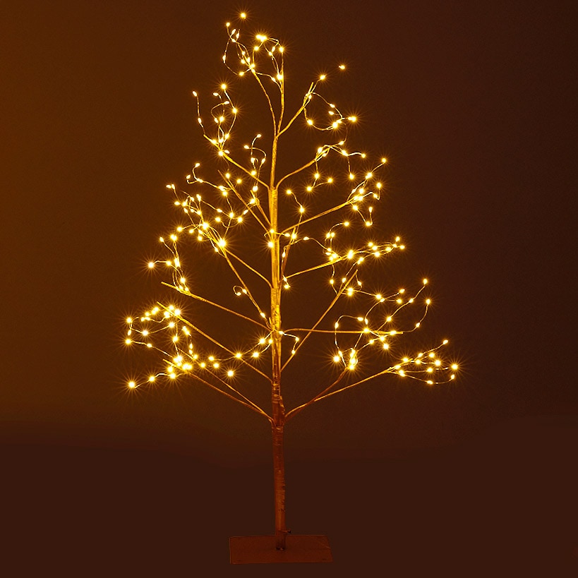 Golden Lighted LED Tree