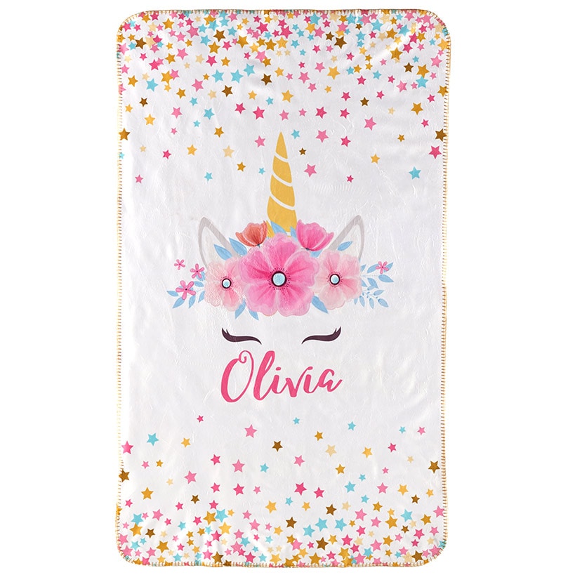 Personalized Kids' Sherpa Throws