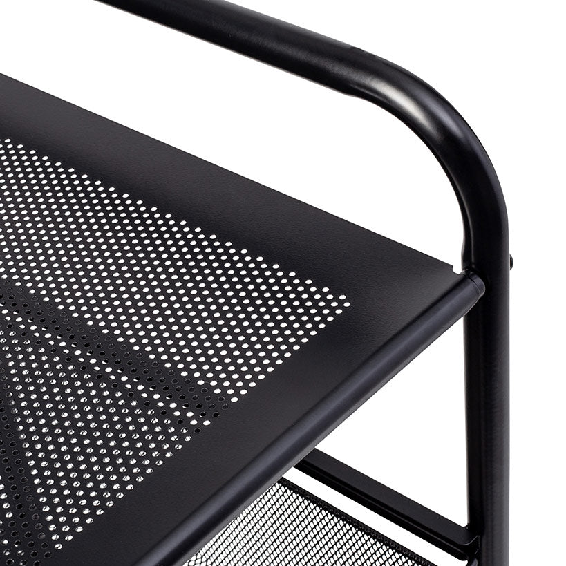 Mesh Rolling Storage Cart 4-Drawer