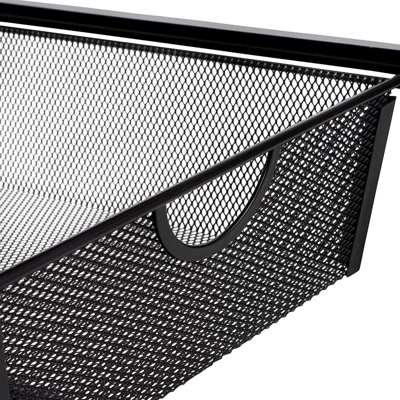 Mesh Rolling Storage Cart 4-Drawer
