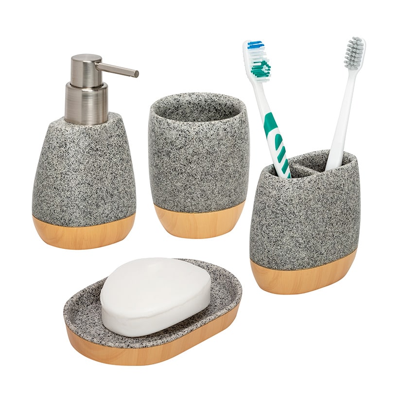 Bath Accessory Set 4-Pc