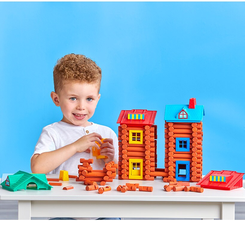 Wood Log Building Sets
