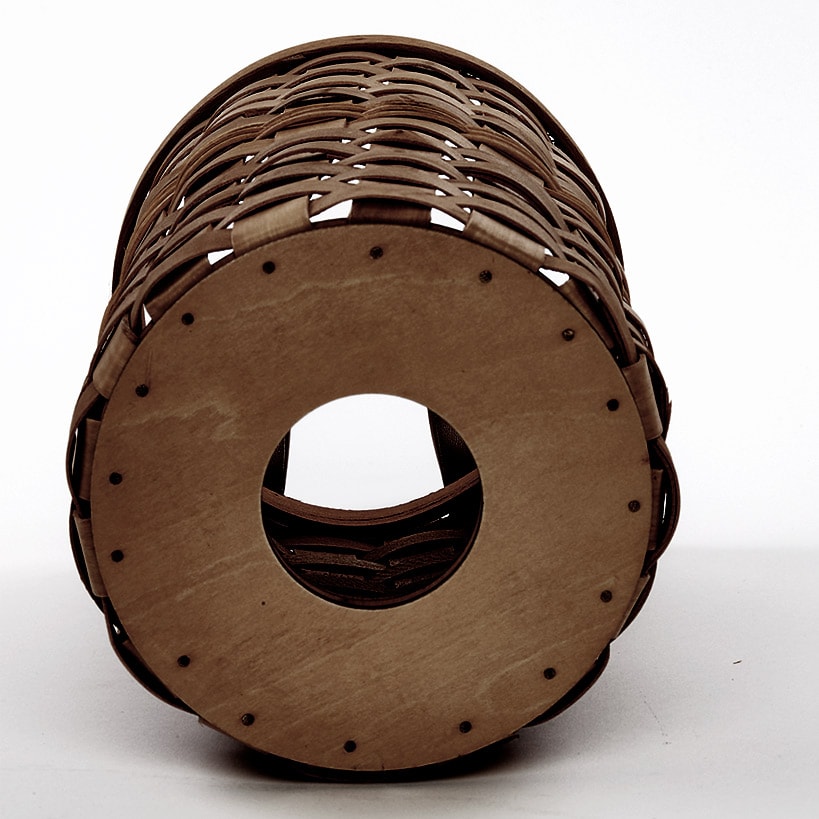 Decorative Grocery Plastic Bag Dispenser - Woven Design