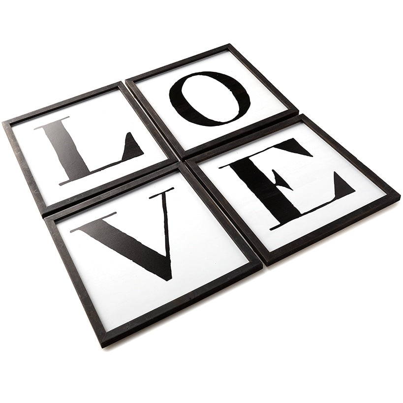 Inspirational Phrases Collection#select-item_4-pc.-love-sign-wall-art