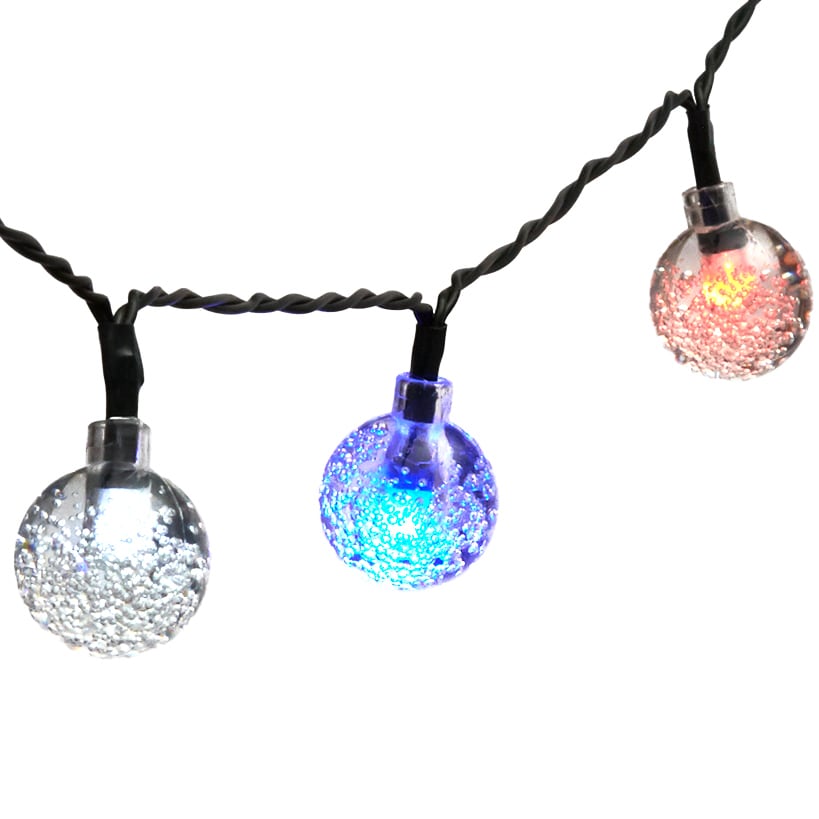 Solar 50-Bulb String Lights